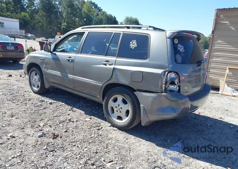 2004 Toyota Highlander Limited V6 из США, поврежденный, VIN JTEDP21AX40033797